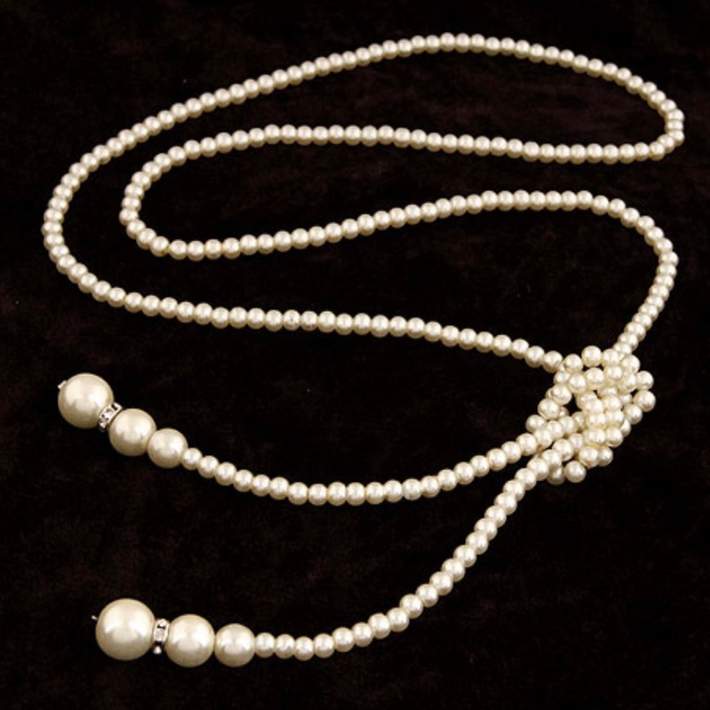 Pearl Lariat Necklace